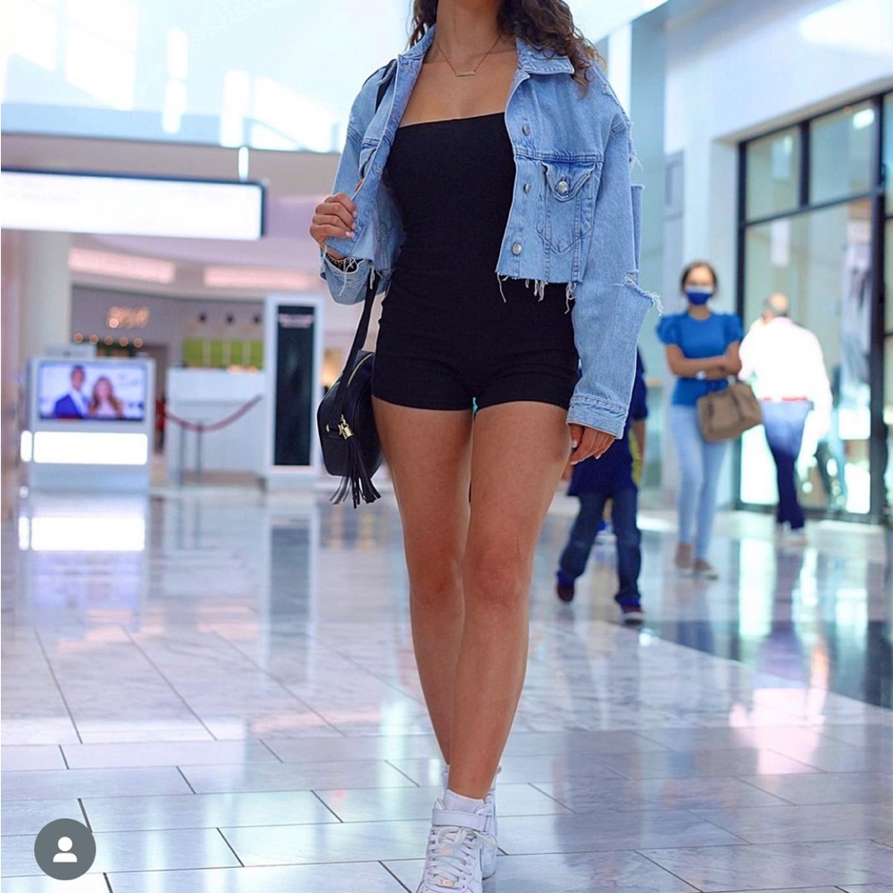 Zara Black Romper/ Jumpsuit size Small